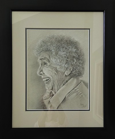 "Mercy" framed