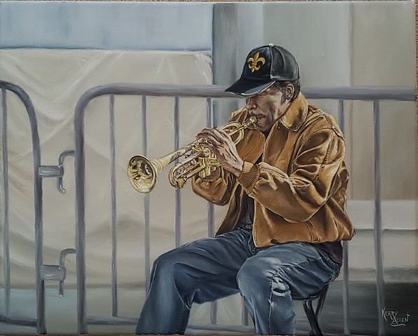 trumpet player, street musician, New Orleans, jazz, jazz musician, Mardi Gras