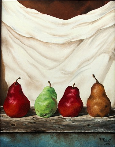 pears, autumn, still life, fruit