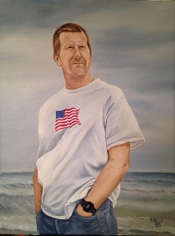 Tim at Gulf Shores, beach, portrait, Tim