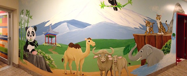 "Vineyard Hall Mural: The Seven Continents" Page 3