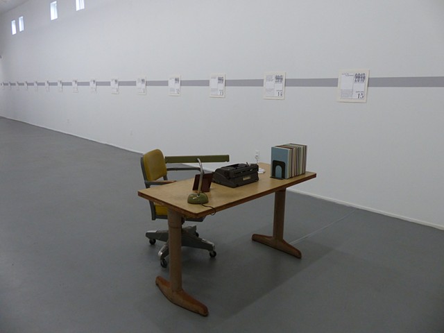 This Disposable Day Desk Calendar exhibition view