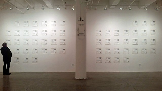 This Disposable Day Desk Calendar Series Installation Images