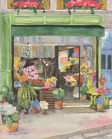 Paris flower shop