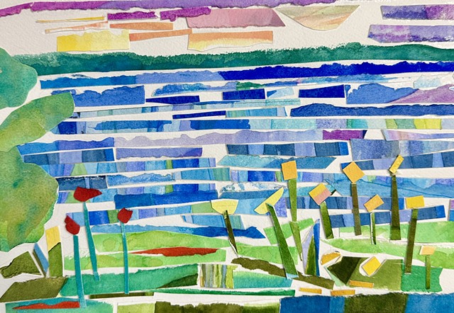 Waves & Flowers available at Button Gallery