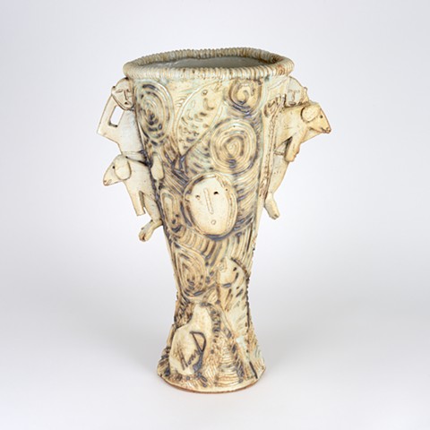 Hand built vase