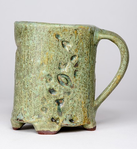 Copper Textured Cup w/ Handle