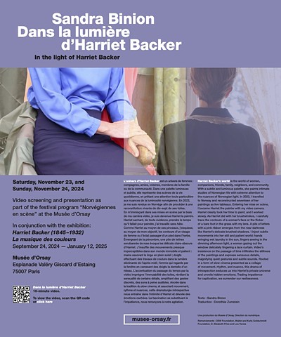 Dans la lumière d'Harriet Backer, September 24, 2024 - January 12, 2025