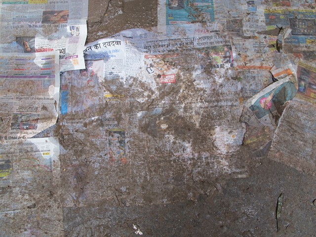 Mud, New Dehli, India, 2013 as dye sublimation print for floor