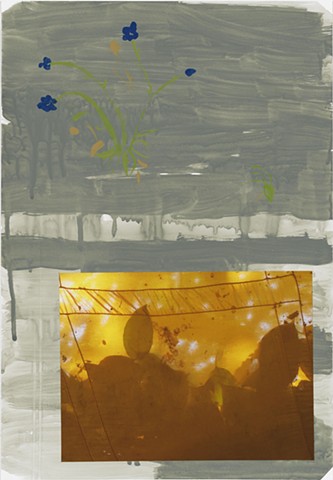 Memento Mori 4 | watercolor, photograph |  48cm x 33cm  