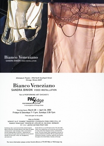 "Bianco Veneziano" Postcard