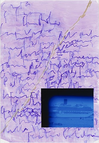 Memento Mori 3 | watercolor, conté crayon, photograph  |  48cm x 33cm 