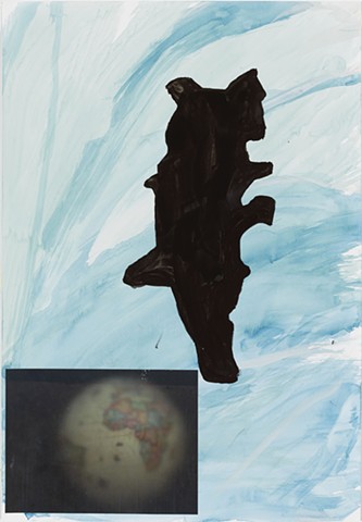 Memento Mori 15 | watercolor, carbon black, photograph  |  48cm x 33cm