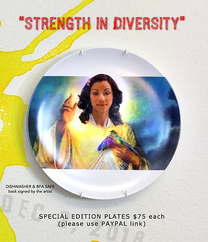 "Strength in Diversity" SPECIAL EDITION PLATE ($55. each)