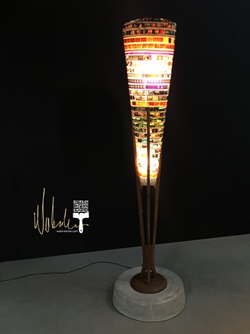 Water Kerner "Cone of Silence"  FLOOR LAMP 