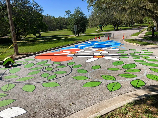 Temple Terrace Intersection Mural, 2019