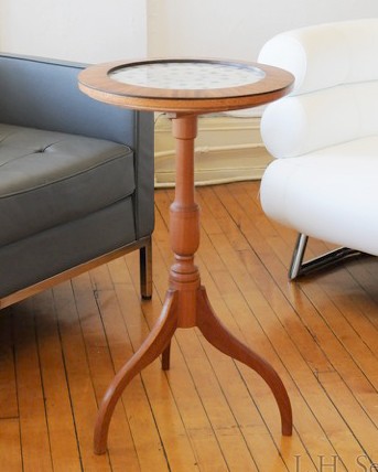 Tilt Top Table with Glass Top (Collaboration with Damon MacNaught and Andrew Nejarien)