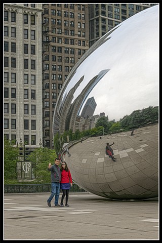 Cloud Gate Selfie