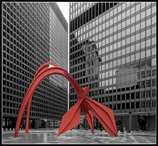 Alexander Calder
Flamingo Sculpture