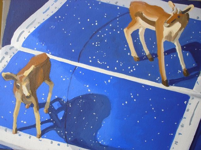 Deer and Night Sky 2