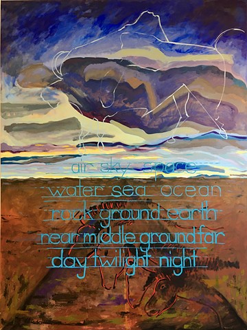 This is the major piece in the grouping of "So Near in the Twilight"