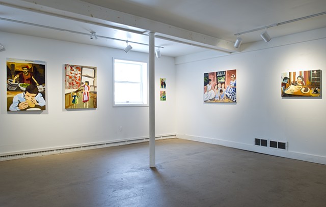 gallery shot of exhibit, November 2016