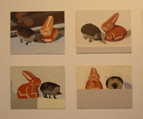 4 panels of  16 from Rabbit and Hedgehog