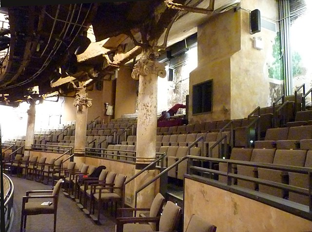 Completed plaster work Harvey Theater