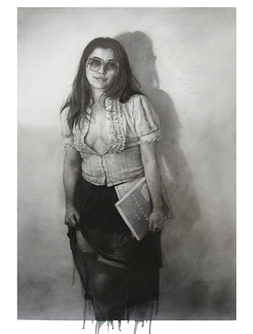 graphite portrait on archival paper unframed