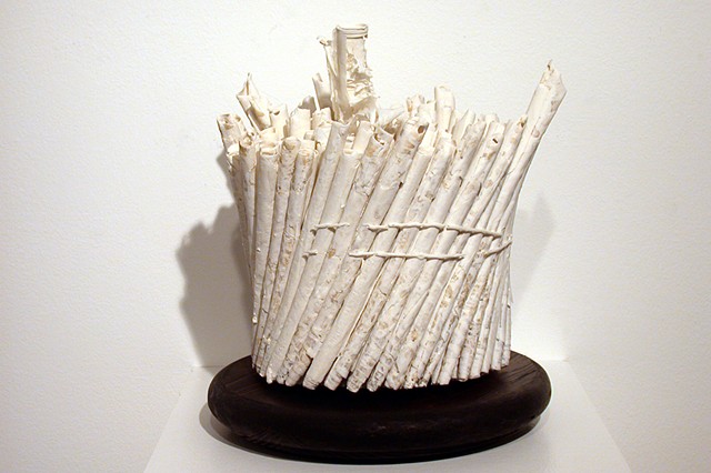 Porcelain telephone directory by Janet Williams