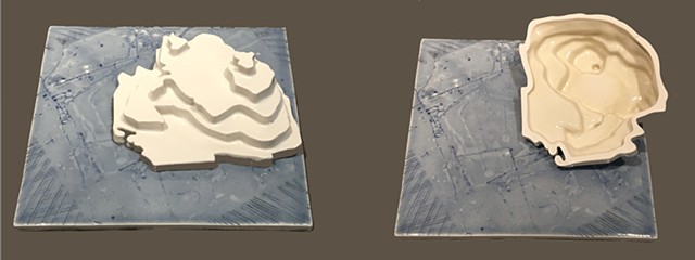 Porcelain tile & sculpture