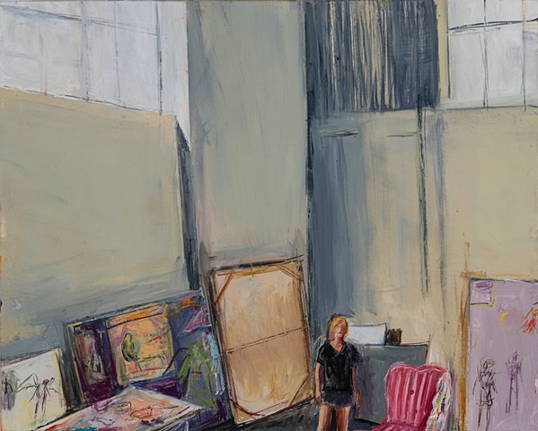 Self Portrait in the Studio 