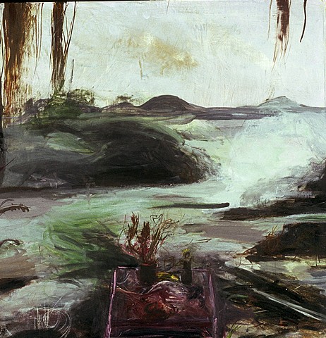 Landscape with Still life