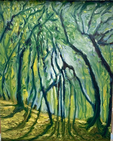 Storm King Woods, Painting