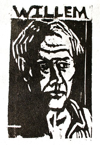 Willem deKooning, woodcut