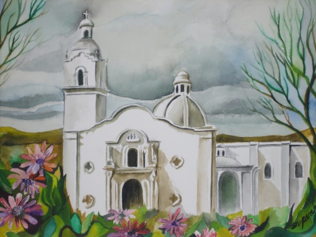 Santa Maria Magdalena Mission, Missions and Flowers #11