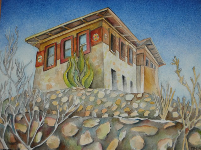 UTEP art museum Butanese architecture el Paso