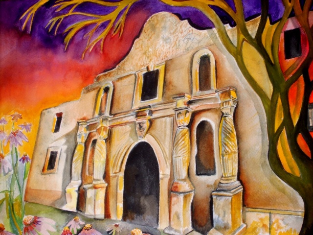 The Alamo. Missions and Flowers #14