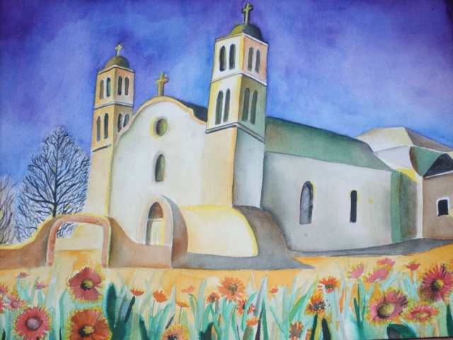 San Miguel Mission, Missions and Flowers #20