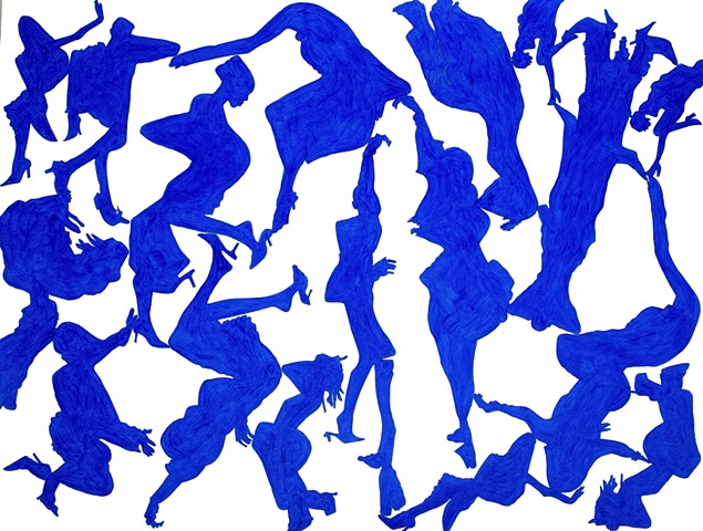Gathering in Blue
