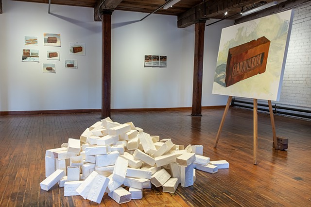 Susan Barton Tait, Corine vanHoeve, brickworks, Hamilton 