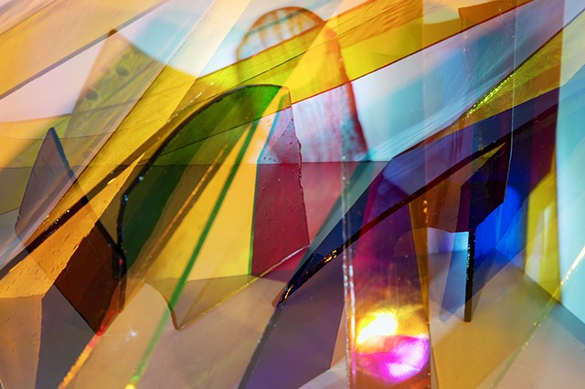 Languages of Glass and Light, multiple exposure 2513