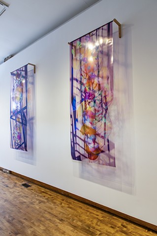 Sun Slips, Cascading Shadows in Alternate Horizons at Londsdale Gallery