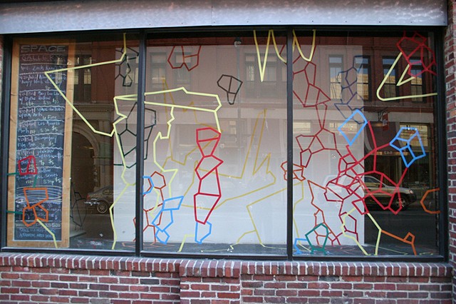 Window drawing, Spaces Portland, ME