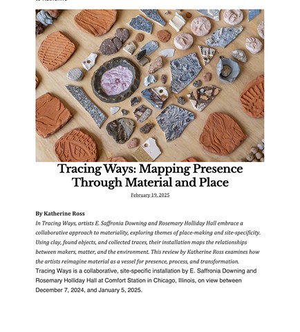 Tracing Ways: Mapping Presence Through Material and Place