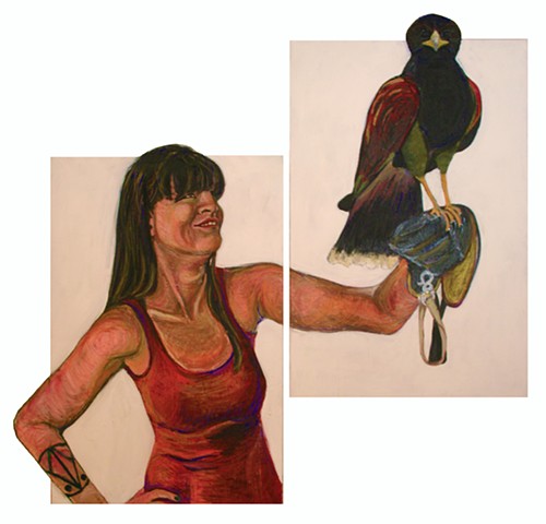 Hannah and the Harris Hawk