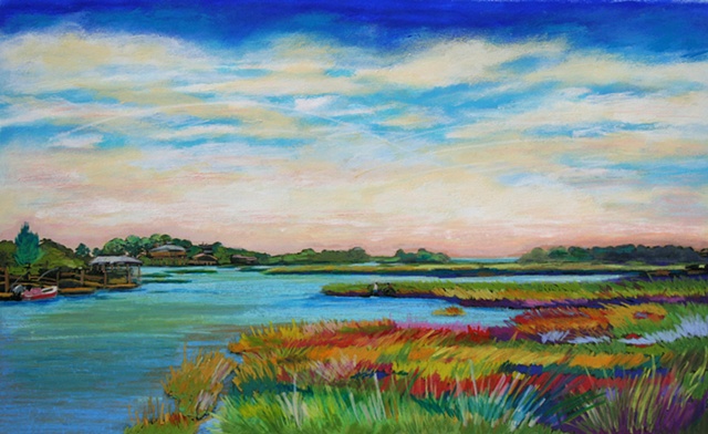 Cedar Key Florida saltmarsh 