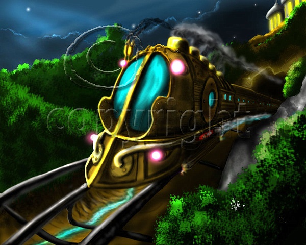 Steampunk Locomotive