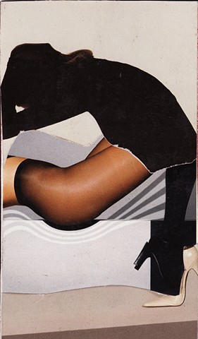 collage, magazine, feminist, louise pappageorge 