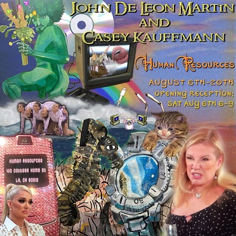 John de Leon Martin and Casey Kauffmann Exhibition Flyer